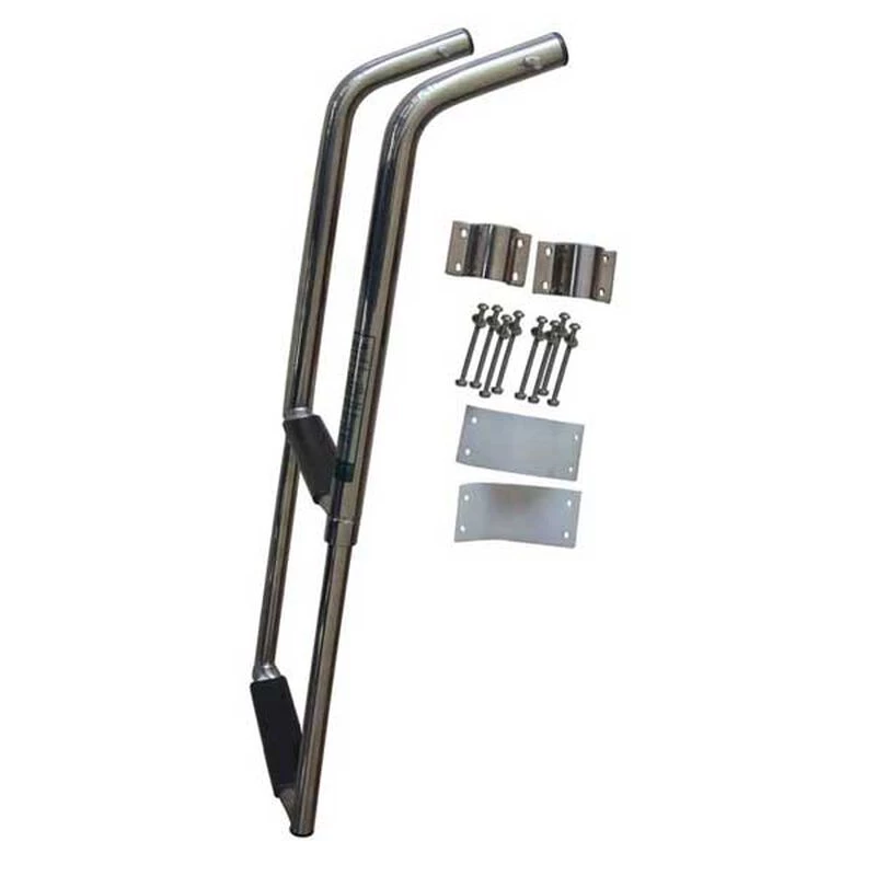 WEST MARINE 2-Step Under Platform Telescoping Swim Ladder with Safety Stick 1 WEST MARINE 2-Step Under Platform Telescoping Swim Ladder with Safety Stick