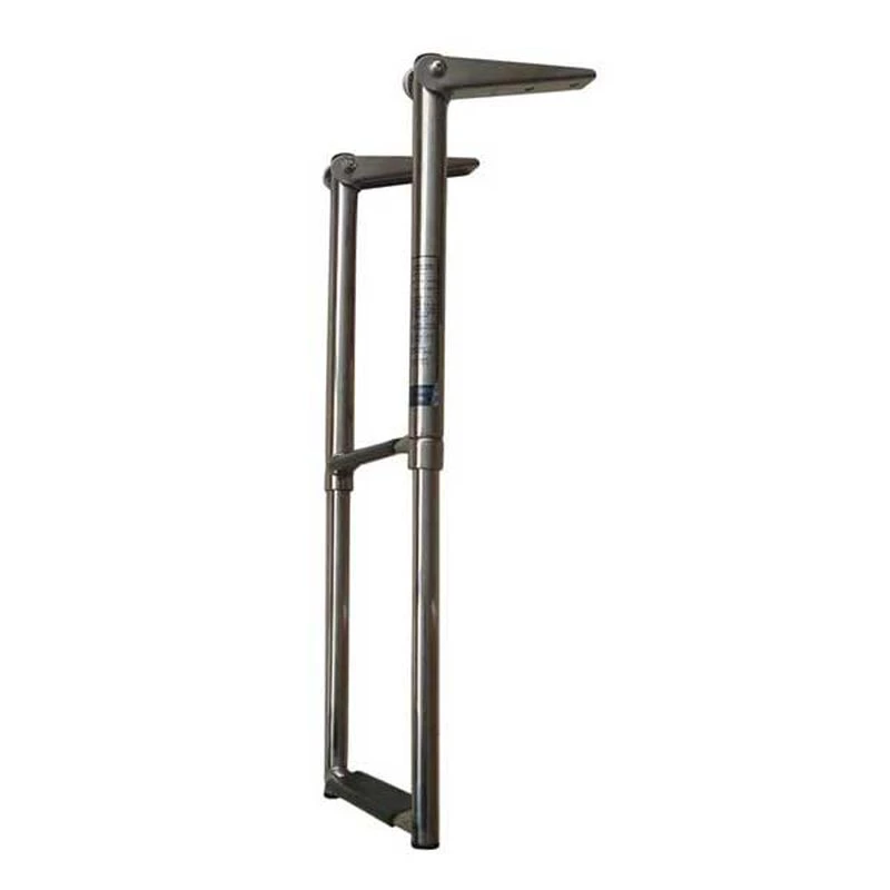 WEST MARINE 2-Step Over Platform Telescoping Swim Ladder 1 WEST MARINE 2-Step Over Platform Telescoping Swim Ladder
