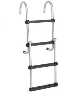 WEST MARINE 4-Step Removable Folding Pontoon Ladder