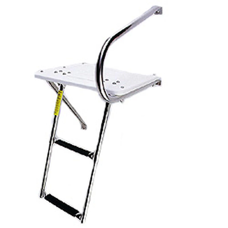 GARELICK Outboard Transom Swim Platform and Telescopic Ladder 1 GARELICK Outboard Transom Swim Platform and Telescopic Ladder