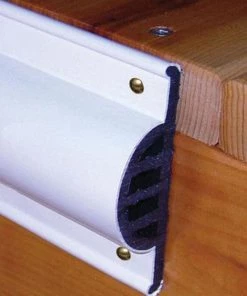 TAYLOR MADE Dock Pro Premium Side Guard, 10' Coil, White