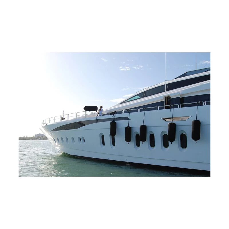 TAYLOR MADE 18" Dia. X 42" L Super Duty Inflatable Yacht Fender, Navy 2 TAYLOR MADE 18" Dia. X 42" L Super Duty Inflatable Yacht Fender, Navy - Image 2