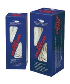 NEW ENGLAND ROPES Premium Three-Strand Nylon Anchor Line