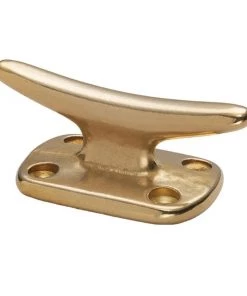 WHITECAP 2" Polished Brass Fender Cleat