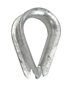 WHITECAP 3/4" Rope Thimble, Galvanized Steel