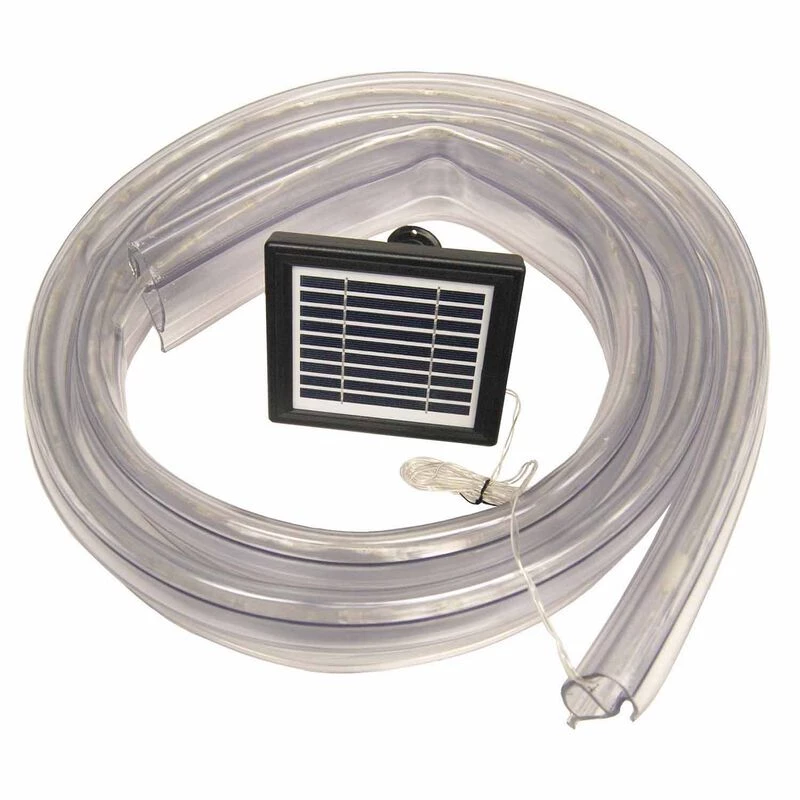 TAYLOR MADE ClearVue "P" Shape Standard Dock Edging with Integrated Solar LED Rope 1 TAYLOR MADE ClearVue "P" Shape Standard Dock Edging with Integrated Solar LED Rope