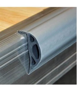 TAYLOR MADE True Color Commercial Grade P-Shape Vinyl Dock Edging, Large 10' Straight