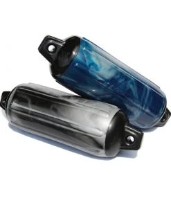 TAYLOR MADE 6 1/2" X 22" Super Gard Swirl Fender, Captain's Navy/Silver