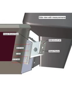 POWER-POLE Side-Mounted Shallow Water Anchor Adapter Plate Kit -Anchoring sale2022 19023019 3 1500.25102021020018