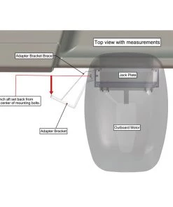 POWER-POLE Side-Mounted Shallow Water Anchor Adapter Plate Kit -Anchoring sale2022 19023019 4 1500.25102021020022