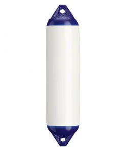 POLYFORM F-1 Series Fender for Boats 20'-25', 6" x 24", White