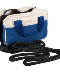 WEST MARINE Canvas Bag with Two 5/8" x 25' Dock Lines