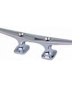 PERKO 6 1/2" Open-Base Cleat, Chrome-Plated Zinc